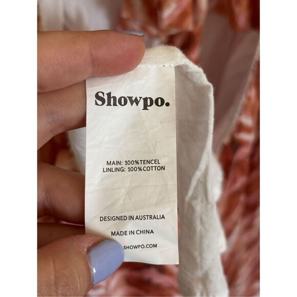 Showpo Amalie the label tie back babydoll mini dress in tonal zebra size 10 - Picture 8 of 8